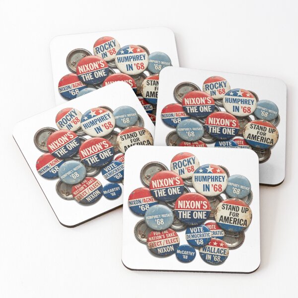 Item preview, Vintage 1968 Presidential Campaign Button Art designed and sold by DuckOddity.