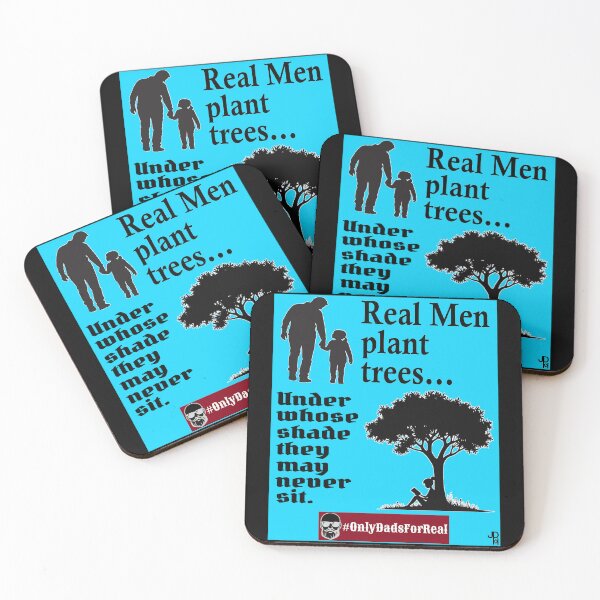 Item preview, Real Men Plant Trees (Blue) *More Colors Available in Collection designed and sold by OnlyDadsForReal.