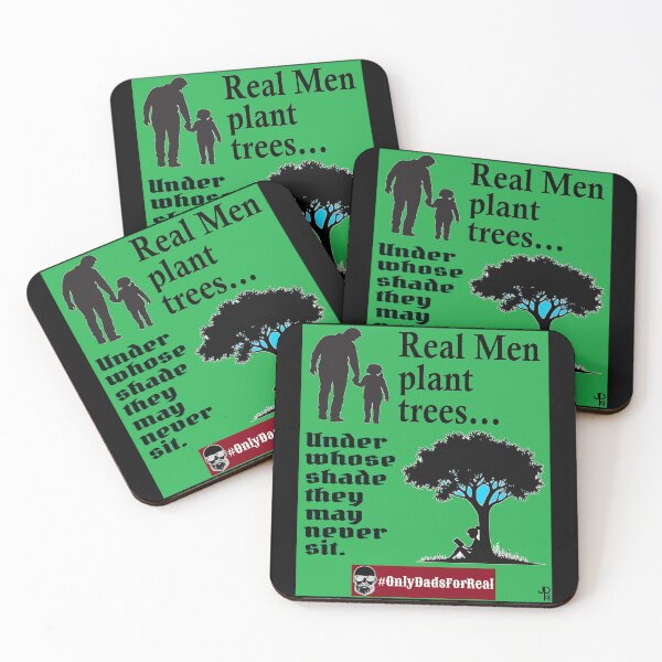 Item preview, Real Men Plant Trees (Green) *More Colors Available in Collection designed and sold by OnlyDadsForReal.