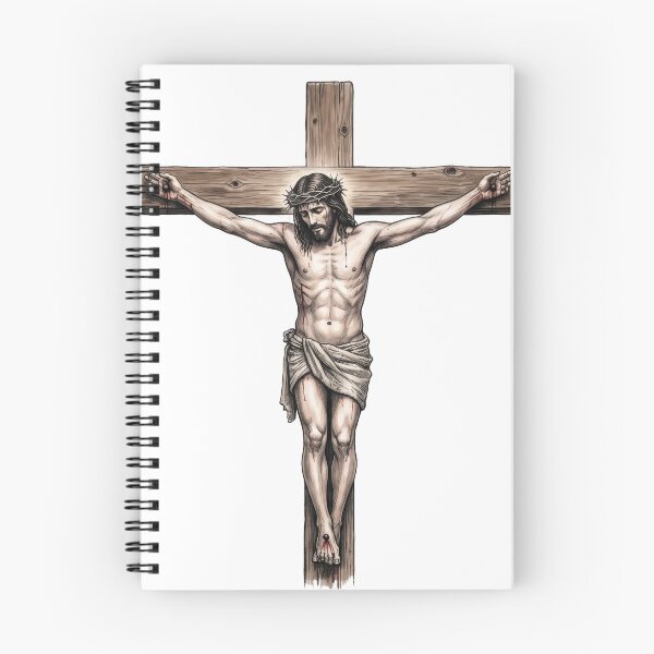 Item preview, Crucifixion of Jesus Christ - Traditional Christian Sacred Art designed and sold by NicoVeithen.
