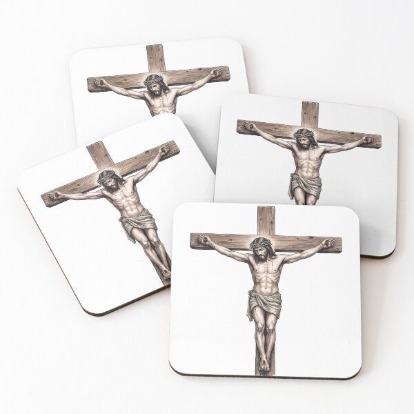 Item preview, Crucifixion of Jesus Christ - Traditional Christian Sacred Art designed and sold by NicoVeithen.