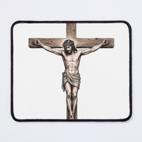 Item preview, Crucifixion of Jesus Christ - Traditional Christian Sacred Art designed and sold by NicoVeithen.