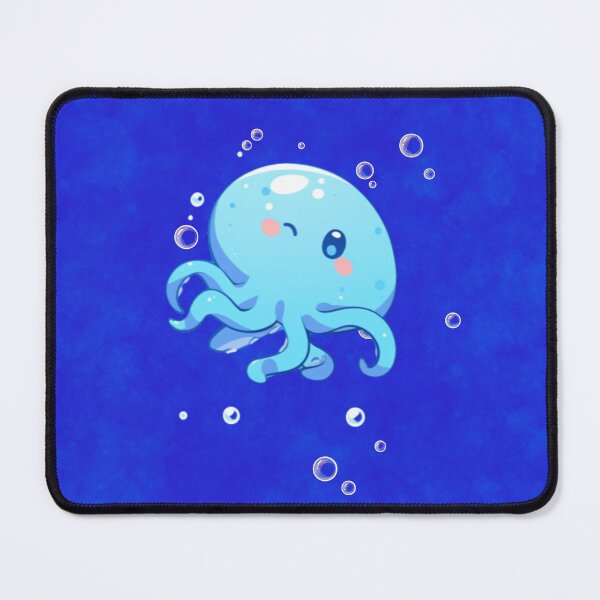 Item preview, Cute Blue Winking Octopus designed and sold by SweetSighren.