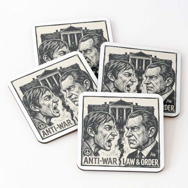 Item preview, 1968 Election Linocut Woodblock Print Art designed and sold by DuckOddity.