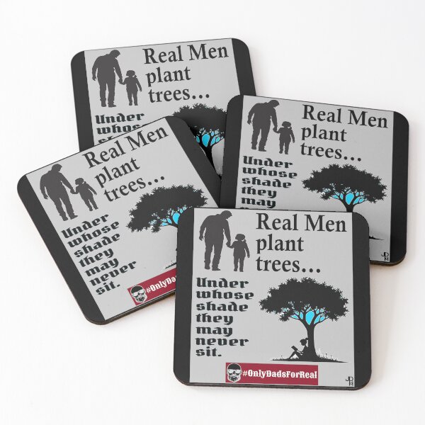 Item preview, Real Men Plant Trees (Gray) *More Colors Available in Collection designed and sold by OnlyDadsForReal.