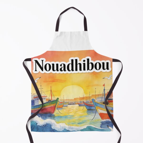 Item preview, Nouadhibou Mauritania Coastal Harbor Travel designed and sold by Modefissi.