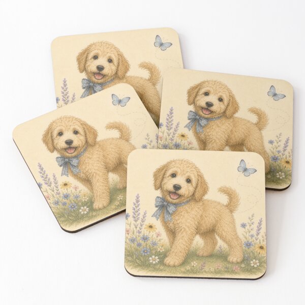 Item preview, Doodle Dog Floral Baby Nursery Room designed and sold by DogGonePeople.