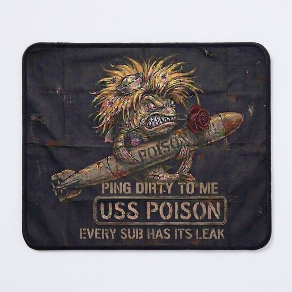 Item preview, USS Poison (Graphic Shirt Special) designed and sold by Frankenrocker.