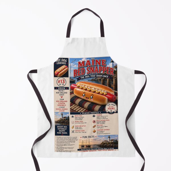 Item preview, Hotdog Heros Maine Red Snapper Dog designed and sold by 1mooreroy.
