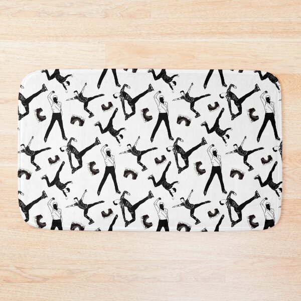 Item preview, Male Figure Skaters Black and White Design designed and sold by Purposely Designed.
