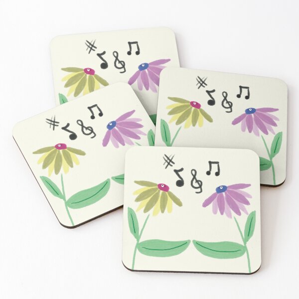 Item preview, Dancing Flowers – Playful Flower Illustration designed and sold by SoftBiteArt.