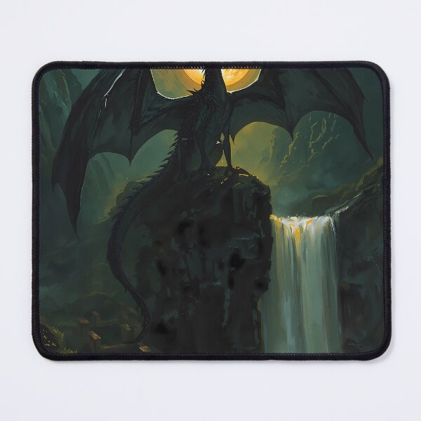 Item preview, Gothic Dragon Oil Painting Dark Fantasy Art designed and sold by ColoradoRevenge.