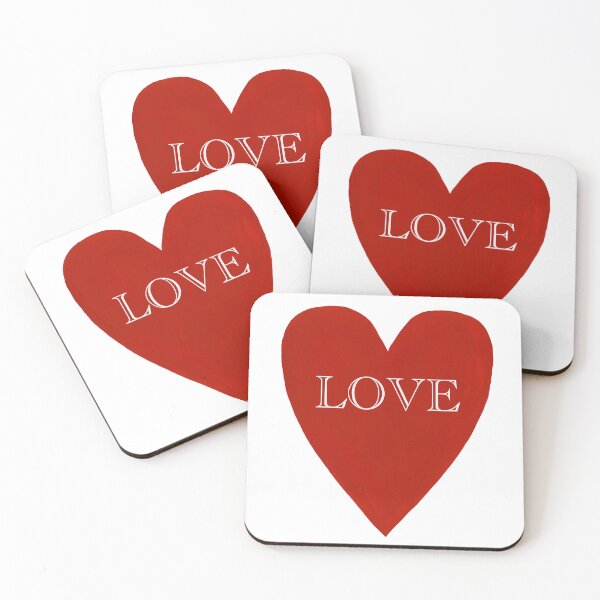 Item preview, Red Love Heart-Original Gouache Design designed and sold by AlinaArt&Design.