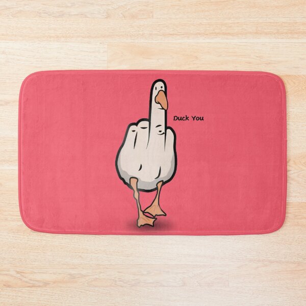Item preview, Duck You Funny Goose Showing Middle Finger designed and sold by tarzbol.