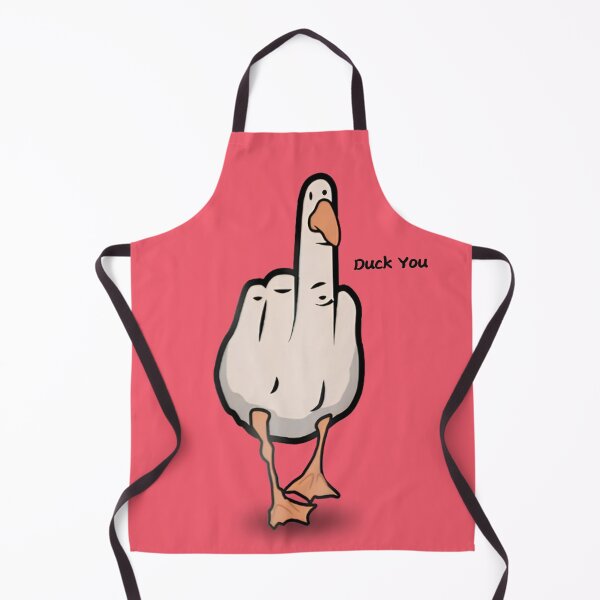 Item preview, Duck You Funny Goose Showing Middle Finger designed and sold by tarzbol.