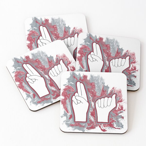 Artikelvorschau, ASL – Amerikanische Gebärdensprache: Fingeralphabet für U und A entworfen und verkauft von PD-Coastal.