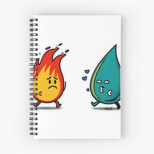 Item preview, Dangerous Love - Fire and Water Cute Romance designed and sold by re2m.