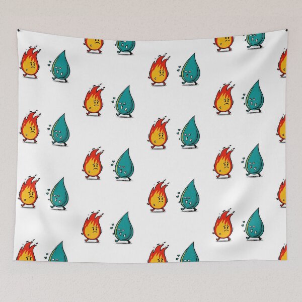Item preview, Dangerous Love - Fire and Water Cute Romance designed and sold by re2m.