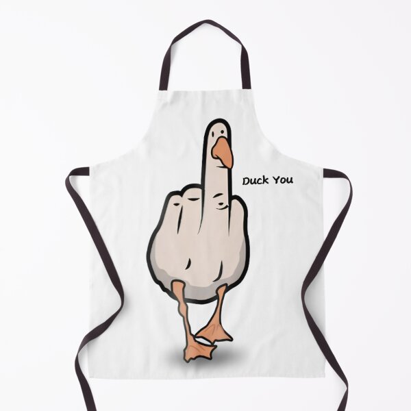 Item preview, Duck You Funny Goose Showing Middle Finger designed and sold by tarzbol.