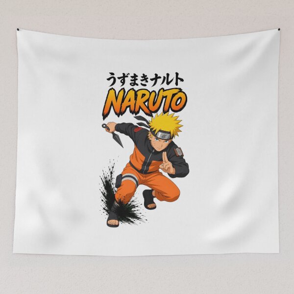 Item preview, Spiky Haired Orange Combat Ninja Hero designed and sold by sidki-SDK.