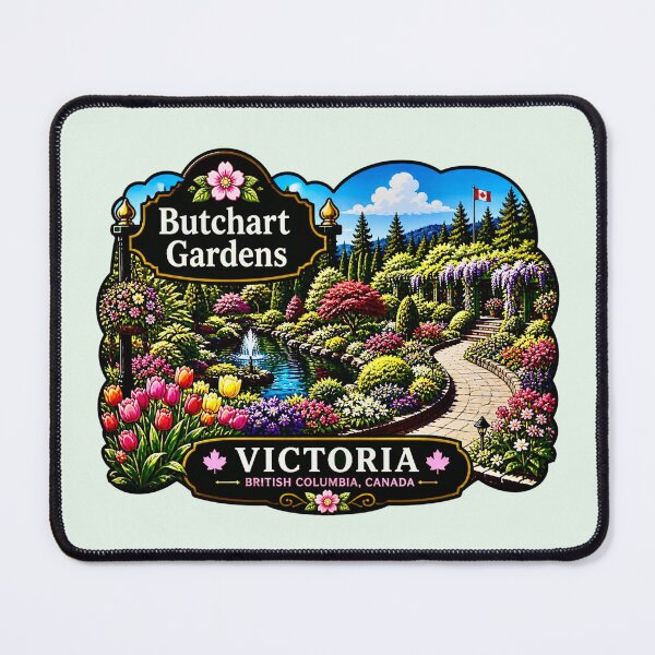 Item preview, Butchart Gardens, Victoria, British Columbia Canada designed and sold by Myra365Art.
