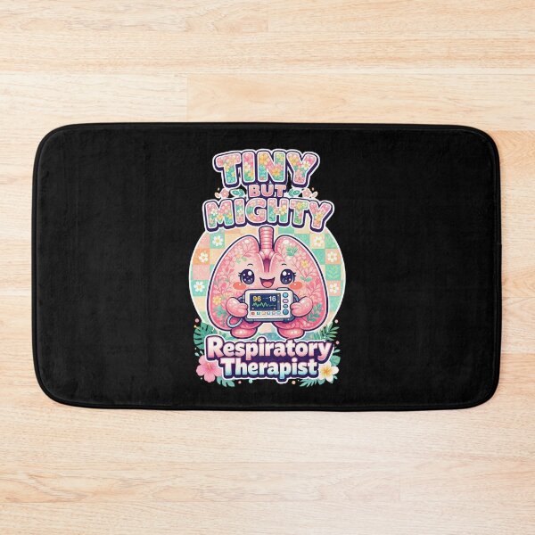 Item preview, Cute Kawaii Lungs Mascot Respiratory Therapist Motivation Design for Respiratory Care Week Nurse Appreciation Gift Pastel Checkerboard Ventilator Monitor POD Art designed and sold by ClinicalHubs.