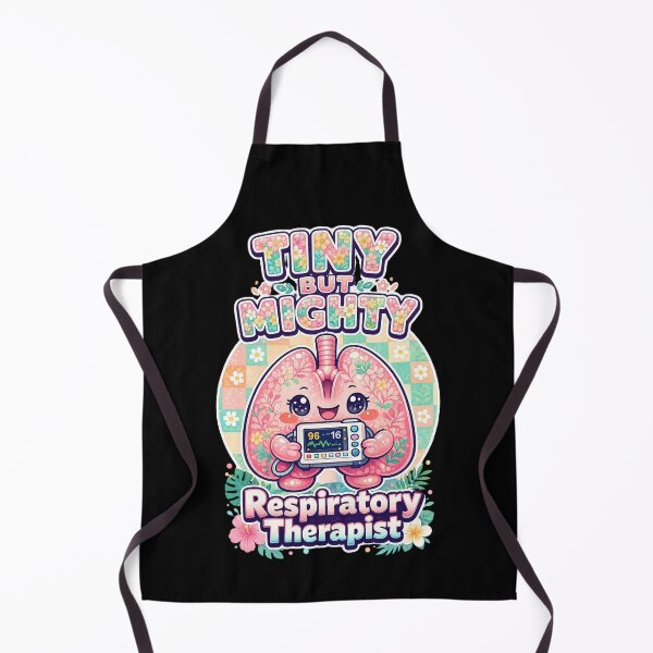 Item preview, Cute Kawaii Lungs Mascot Respiratory Therapist Motivation Design for Respiratory Care Week Nurse Appreciation Gift Pastel Checkerboard Ventilator Monitor POD Art designed and sold by ClinicalHubs.