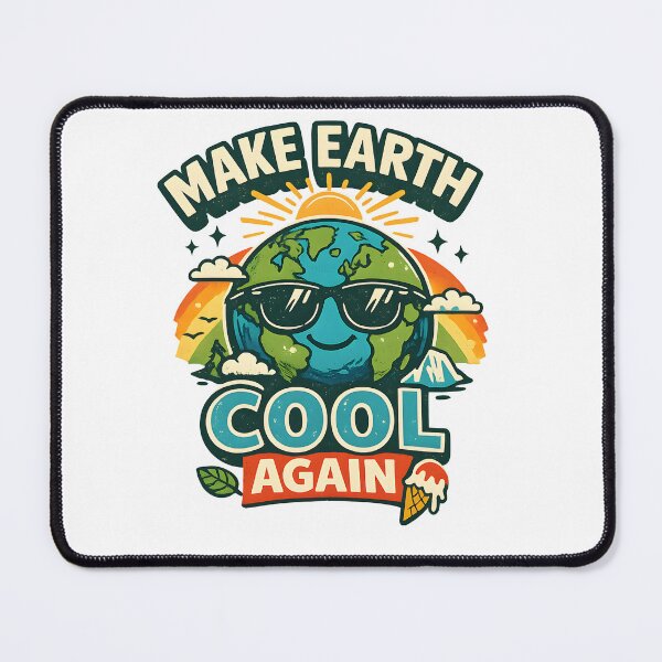 Item preview, Make Earth Cool Again – Funny Eco Awareness Design designed and sold by darkan1.