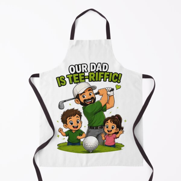Item preview, Our Dad Is Tee-Riffic Funny Golf Shirt designed and sold by PINK FREE.