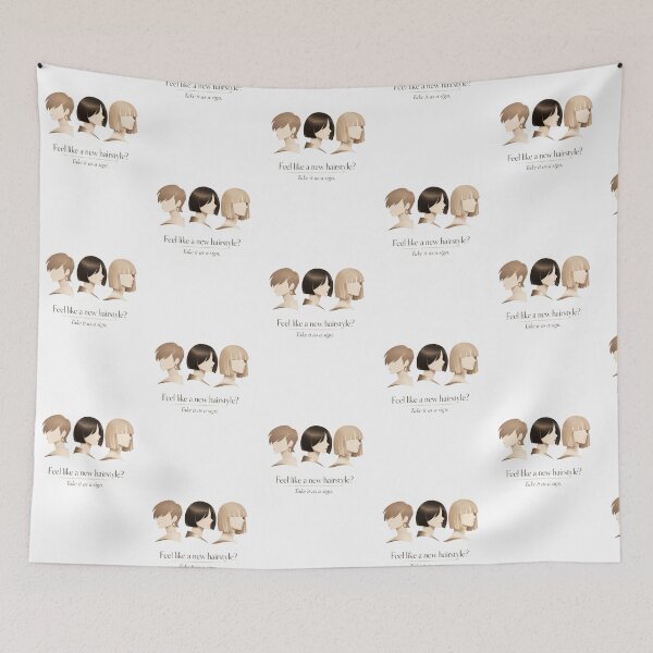 Item preview, Feel like a new hairstyle Take it as a sign. designed and sold by  ViralVisionsCreating .