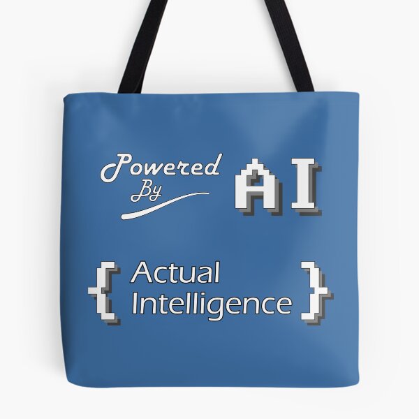 Item preview, Powered By AI (Actual Intelligence) designed and sold by Koohiisan.