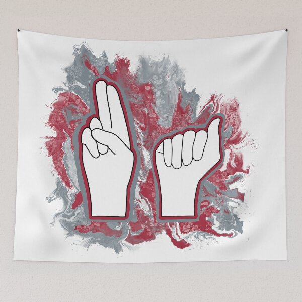 Item preview, ASL- American Sign Language Finger Spelling of U and A designed and sold by PD-Coastal.