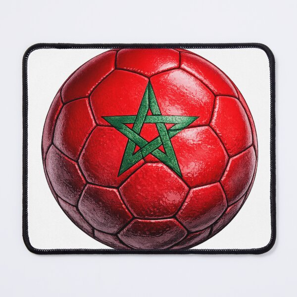 Item preview, Morocco Football Flag Design designed and sold by redsharkuk.