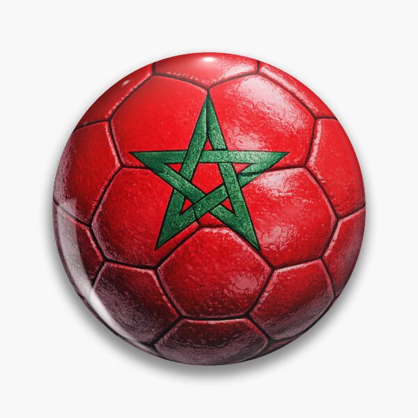 Item preview, Morocco Football Flag Design designed and sold by redsharkuk.
