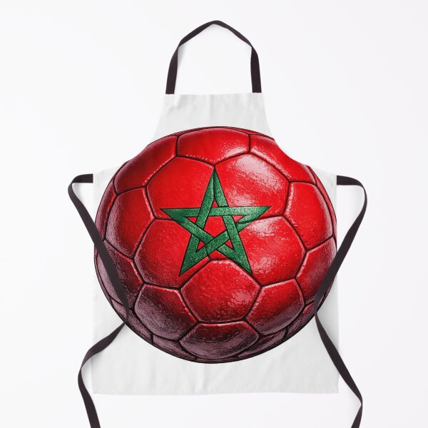 Item preview, Morocco Football Flag Design designed and sold by redsharkuk.