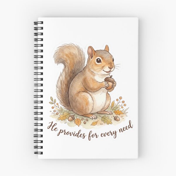 Item preview, Christian Cottagecore Squirrel Acorn Tote Bag Philippians 4 He Provides Bible Verse Gift designed and sold by Small & Beloved.
