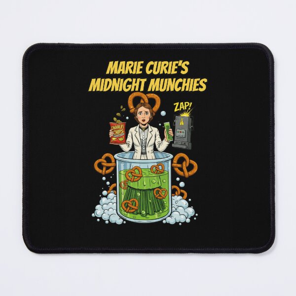 Item preview, Marie Curie's Midnight Munchies Shirt - Funny Science Humour Geek designed and sold by Cree8if.