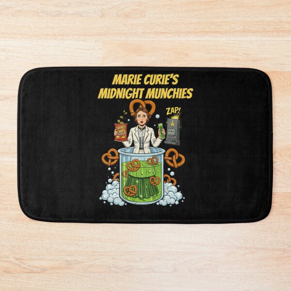 Item preview, Marie Curie's Midnight Munchies Shirt - Funny Science Humour Geek designed and sold by Cree8if.