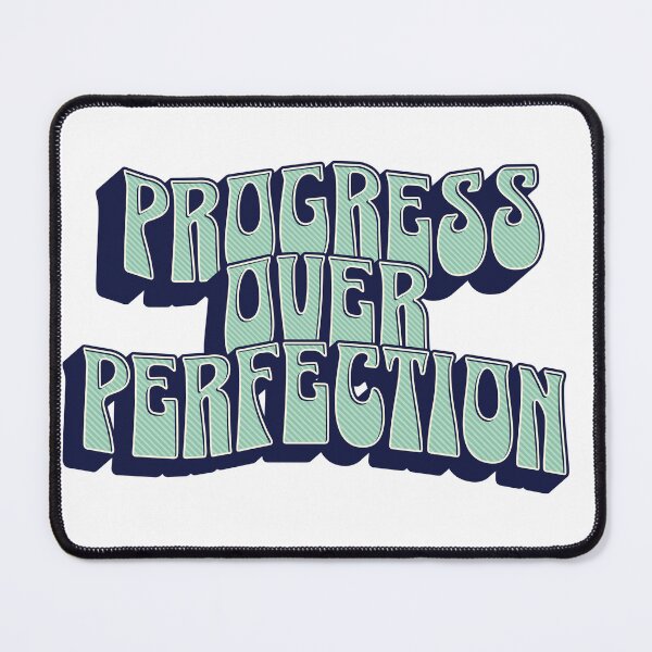 Item preview, Affirmation 'Progress Over Perfection' 3/10 designed and sold by Digital Specialties.