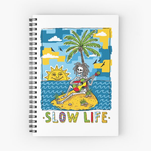 Item preview, Reggae Skeleton Plays Guitar for Slow Living on Island designed and sold by sXe-art.