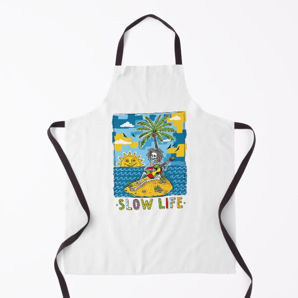 Item preview, Reggae Skeleton Plays Guitar for Slow Living on Island designed and sold by sXe-art.