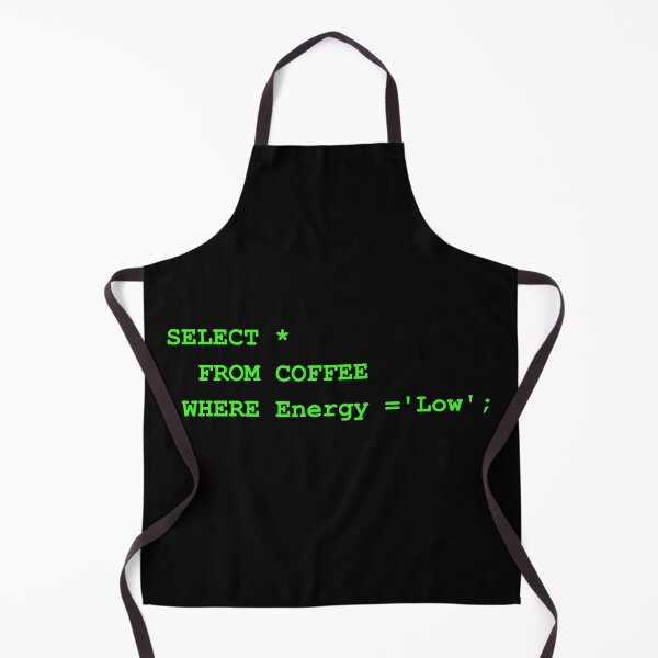 Item preview, SELECT FROM Coffee SQL Database Funny Data Analysis & Accounting Design. designed and sold by spreadsheetcafe.