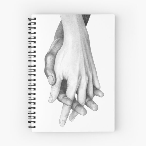 Item preview, Holding Hands Pencil Drawing  designed and sold by MattHackArt.