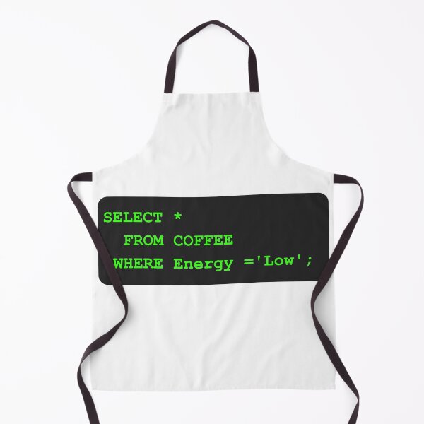 Item preview, SELECT FROM Coffee SQL Database Funny Data Analysis & Accounting Design. designed and sold by spreadsheetcafe.