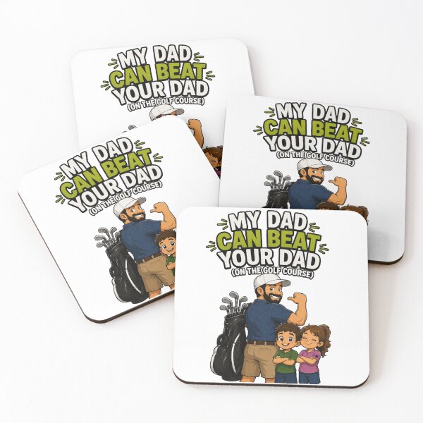 Item preview, My Dad Can Beat Your Dad Golf Shirt designed and sold by PINK FREE.