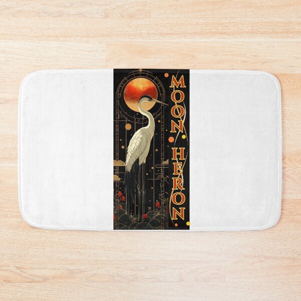 Item preview, Mystic Moon Heron Art Deco designed and sold by Szpaku desart .