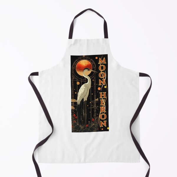 Item preview, Mystic Moon Heron Art Deco designed and sold by Szpaku desart .