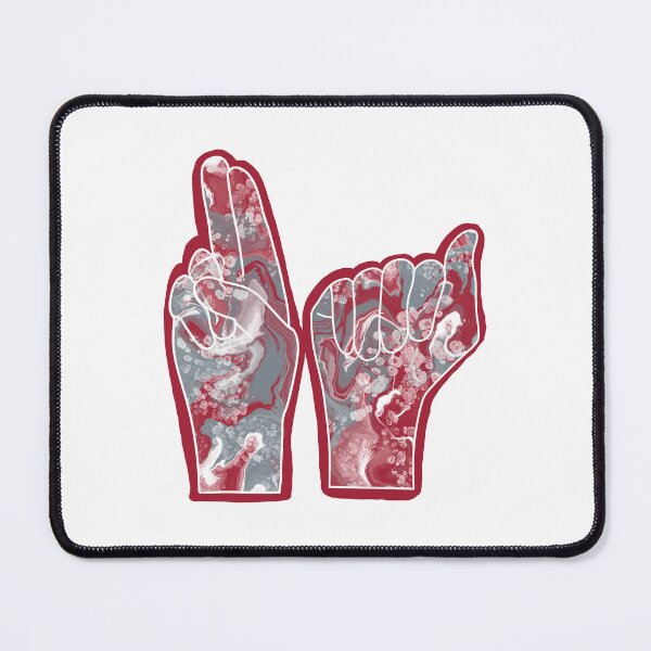 Item preview, ASL- American Sign Language Finger Spelling of U and A  designed and sold by PD-Coastal.