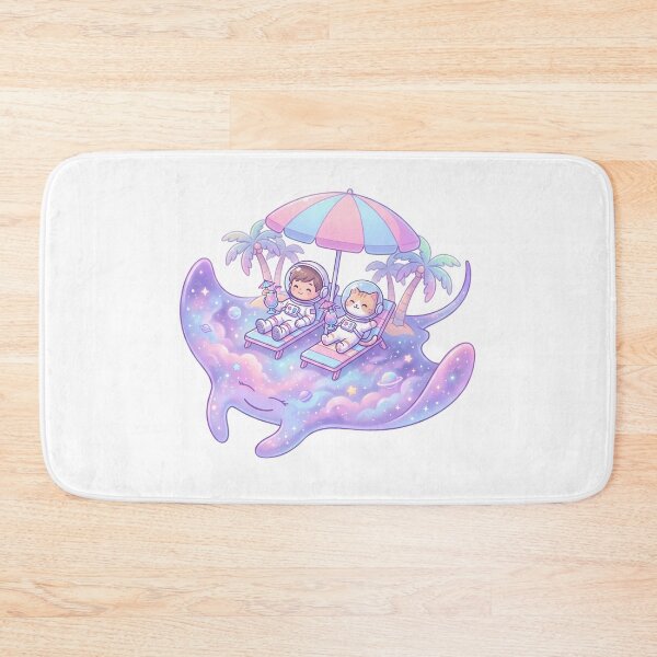 Item preview, Kawaii Cosmic Vacation Astronauts designed and sold by MHArtSpace.