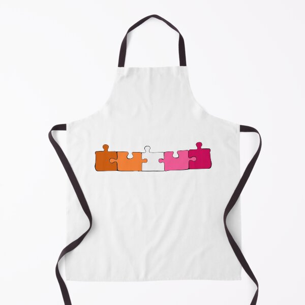 Item preview, Lesbian Puzzle Pieces Pride Flag designed and sold by HarveyHandcraftsandDesigns.